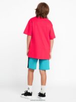 Z0ZR081249 Electric Blue Boys Mixed Liberators Trunks Volcom Clothing - Image 2