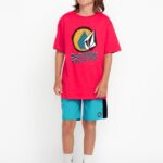 Z0ZR081249 Electric Blue Boys Mixed Liberators Trunks Volcom Clothing