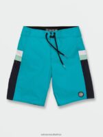 Z0ZR081249 Electric Blue Boys Mixed Liberators Trunks Volcom Clothing - Image 5