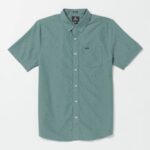 Z0ZR08124 Service Blue Men Mistere Short Sleeve Shirt Volcom Clothing