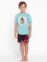Z0ZR081254 Red Boys Saturate Trunks Volcom Clothing