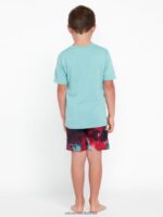Z0ZR081254 Red Boys Saturate Trunks Volcom Clothing - Image 4