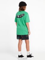 Z0ZR081257 Black Combo Boys Polly Pack Elastic Waist Trunks Volcom Clothing - Image 3