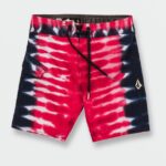 Z0ZR081259 Red Boys Quatro De Julio Trunks Volcom Clothing