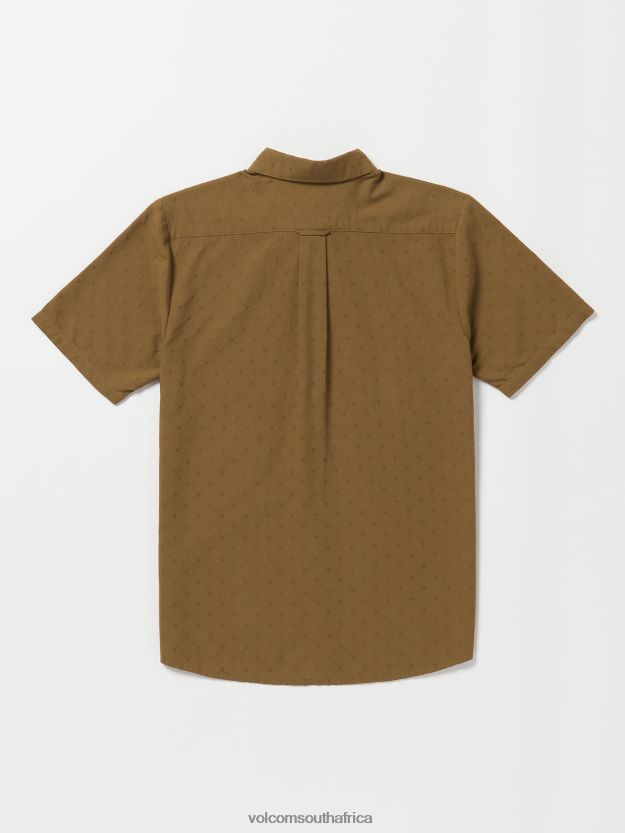 Z0ZR08125 Mud Men Date Knight Short Sleeve Shirt Volcom Clothing - Image 3