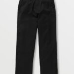 Z0ZR081260 Black Boys Frickin Regular Stretch Pants Volcom Clothing
