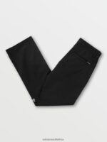 Z0ZR081260 Black Boys Frickin Regular Stretch Pants Volcom Clothing - Image 3
