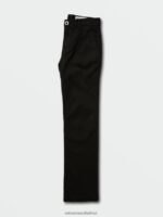 Z0ZR081263 Black Boys Frickin Modern Stretch Chino Pants Volcom Clothing - Image 4