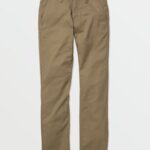 Z0ZR081264 Khaki Boys Frickin Modern Stretch Chino Pants Volcom Clothing