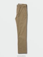 Z0ZR081264 Khaki Boys Frickin Modern Stretch Chino Pants Volcom Clothing - Image 5