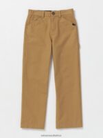 Z0ZR081265 Tobacco Boys Krafter Pants Volcom Clothing