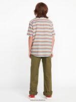 Z0ZR081268 Old Mill Boys Frickin Regular Stretch Pants Volcom Clothing - Image 3