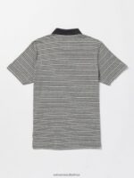 Z0ZR08126 Stealth Men Static Stone Polo Short Sleeve Shirt Volcom Clothing - Image 2