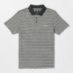 Z0ZR08126 Stealth Men Static Stone Polo Short Sleeve Shirt Volcom Clothing