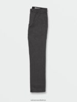 Z0ZR081270 Charcoal Heather Boys Frickin Modern Stretch Chino Pants Volcom Clothing - Image 3