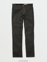 Z0ZR081270 Charcoal Heather Boys Frickin Modern Stretch Chino Pants Volcom Clothing - Image 8