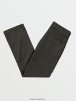 Z0ZR081270 Charcoal Heather Boys Frickin Modern Stretch Chino Pants Volcom Clothing - Image 10