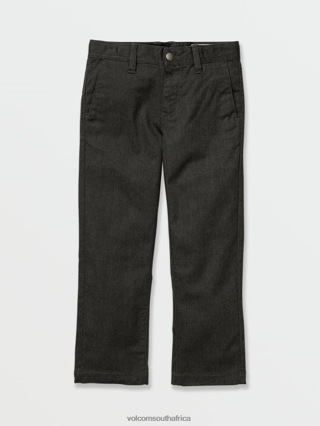 Z0ZR081272 Charcoal Heather Boys Frickin Modern Stretch Chino Pants Volcom Clothing - Image 7