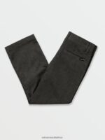 Z0ZR081272 Charcoal Heather Boys Frickin Modern Stretch Chino Pants Volcom Clothing - Image 8