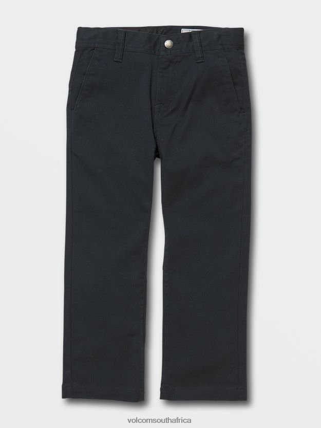 Z0ZR081273 Dark Navy Boys Frickin Modern Stretch Chino Pants Volcom Clothing - Image 1