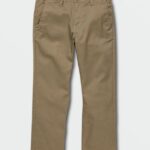 Z0ZR081274 Khaki Boys Frickin Modern Stretch Chino Pants Volcom Clothing