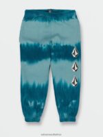 Z0ZR081277 Coastal Blue Boys Iconic Stone Plus Fleece Elastic Waist Pants Volcom Clothing