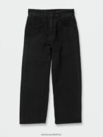 Z0ZR081279 Black Boys Billow Denim Pants Volcom Clothing - Image 19