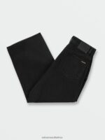 Z0ZR081279 Black Boys Billow Denim Pants Volcom Clothing - Image 3