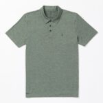 Z0ZR08127 Agave Men Hazard Pro Polo Short Sleeve Shirt Volcom Clothing