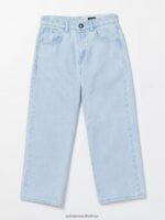 Z0ZR081281 Light Blue Boys Billow Denim Pants Volcom Clothing