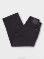 Z0ZR081282 Black Out Boys Billow Denim Pants Volcom Clothing - Image 2