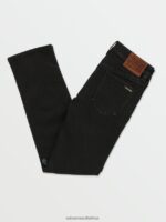 Z0ZR081285 Black Out Boys Vorta By Denim Pants Volcom Clothing - Image 2