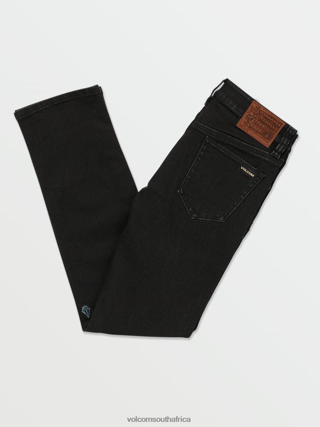 Z0ZR081285 Black Out Boys Vorta By Denim Pants Volcom Clothing - Image 2