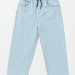 Z0ZR081286 New Fashion Boys Freazy Loose Elastic Waist Denim Volcom Clothing