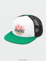 Z0ZR081290 Jungle Green Boys Heater Cheese Hat Volcom Accessories - Image 3