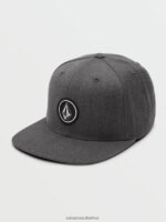 Z0ZR081294 Charcoal Heather Boys Quarter Twill Hat Volcom Accessories - Image 2