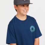 Z0ZR081294 Charcoal Heather Boys Quarter Twill Hat Volcom Accessories