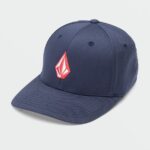 Z0ZR081295 Navy Combo Boys Full Stone Flexfit Hat Volcom Accessories
