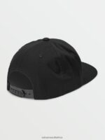 Z0ZR081298 Black Boys Quarter Twill Full Stone Cheese Hat Volcom Accessories - Image 2