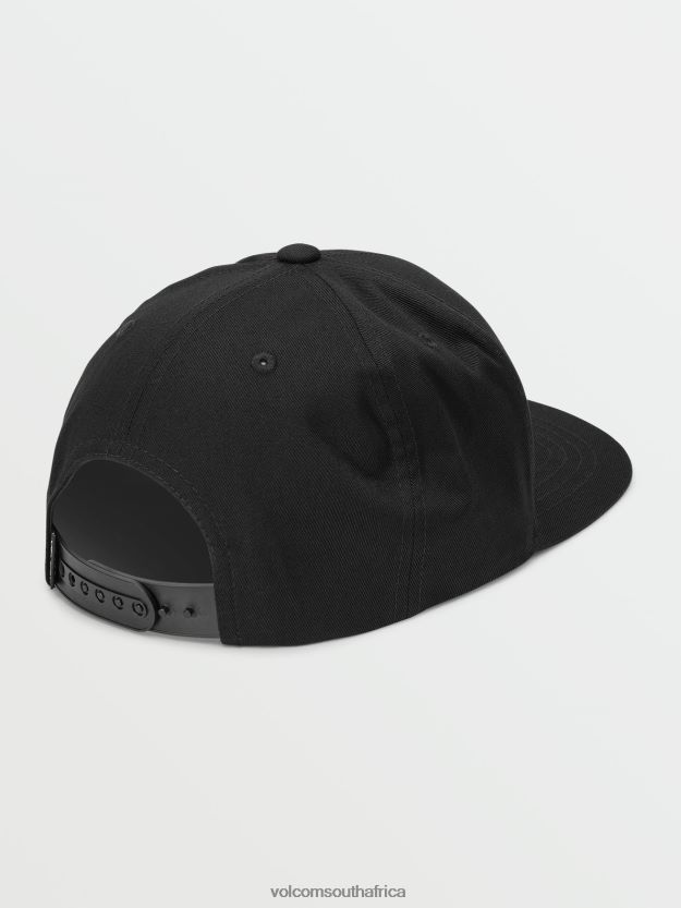 Z0ZR081298 Black Boys Quarter Twill Full Stone Cheese Hat Volcom Accessories - Image 2