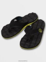Z0ZR081309 Lime Boys Recliner Sandal Volcom Footwear