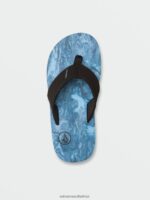 Z0ZR081310 Aged Indigo Boys Victor Big Youth Sandals Volcom Footwear - Image 7