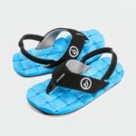 Z0ZR081312 Marina Blue Boys Recliner Sandals Volcom Footwear