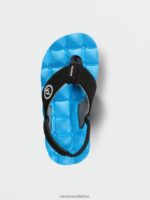 Z0ZR081312 Marina Blue Boys Recliner Sandals Volcom Footwear - Image 19