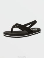 Z0ZR081313 Black Boys Victor Sandals Volcom Footwear - Image 2