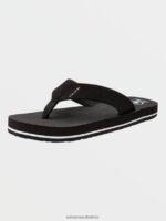 Z0ZR081317 Black Boys Victor Big Youth Sandals Volcom Footwear - Image 3