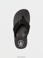 Z0ZR081317 Black Boys Victor Big Youth Sandals Volcom Footwear - Image 5