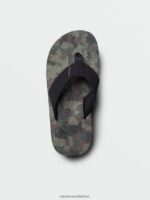 Z0ZR081318 Dark Camo Boys Victor Sandals Volcom Footwear - Image 3