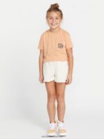 Z0ZR081320 Clay Girls Pocket Dial Tee Volcom Clothing - Image 10