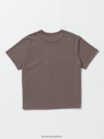 Z0ZR081321 Slate Grey Girls Truly Stoked Boyfriend Tee Volcom Clothing - Image 6